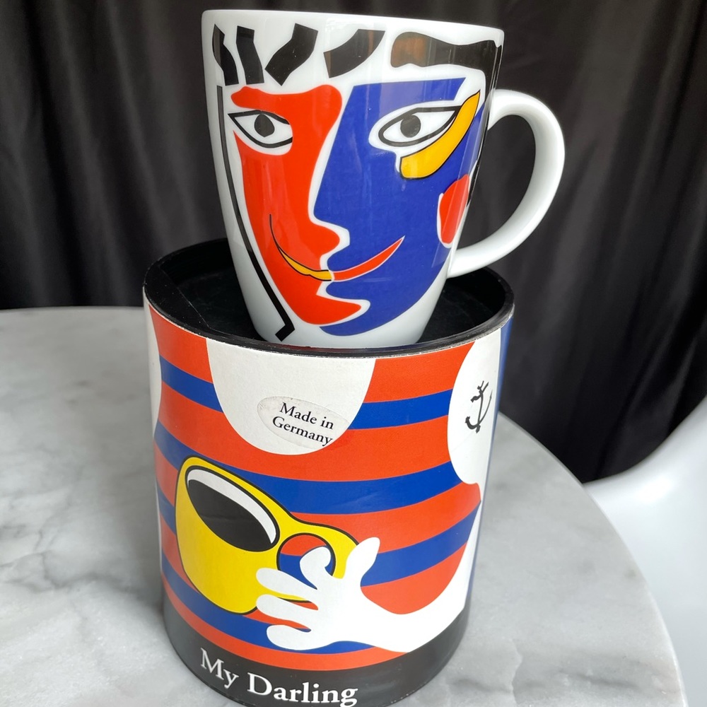 NIB Ritzenhoff Porcelain Coffee mug by Pozzi 🇮🇹